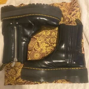 Dr Martens 2976 Max Women's Patent Leather High Platform Size 10 Black